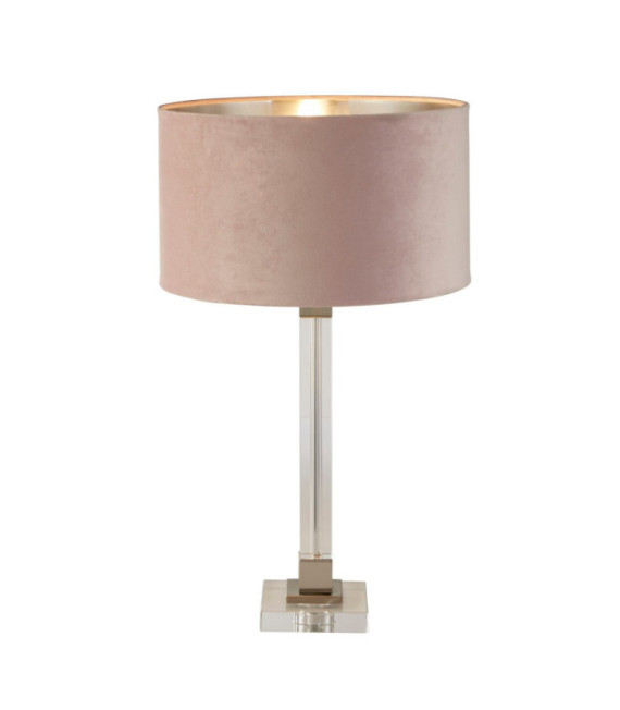 Lampe de table Scarborough Acier doux,cristal Laiton
