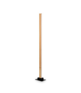 CRAFT LED-Stehleuchte Glas, Metall, Holz Helles Holz