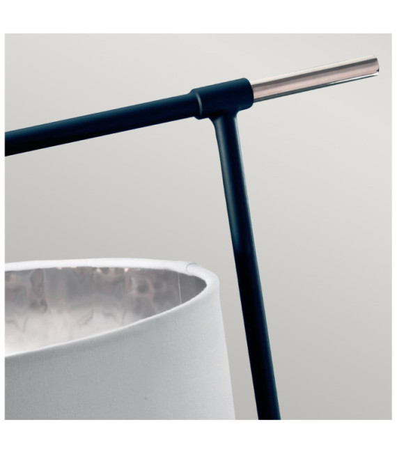 Lampada da tavolo Balance Paralume in acciaio nero