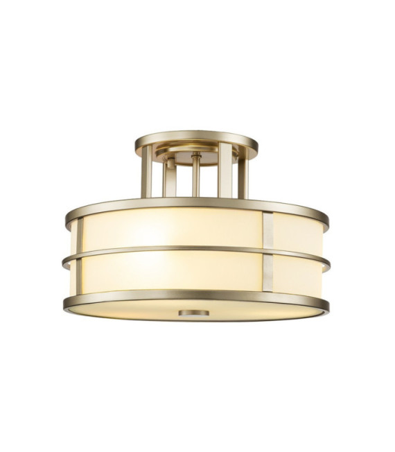 Ceiling light Fusion Opal Glass, Steel, Painted natural brass