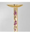 Lampadaire design DELPHI Or 24 Carats 4 ampoules