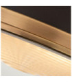 Plafonnier Amelia Diffuseur en acier,verre moulé Buckeye Bronze