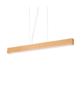 CRAFT Lámpara colgante LED Vidrio, Metal, Madera Madera clara
