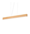 CRAFT LED pendant light Glass, Metal, Wood Light wood