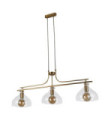 Margarita pendant light Mild steel, glass Brass