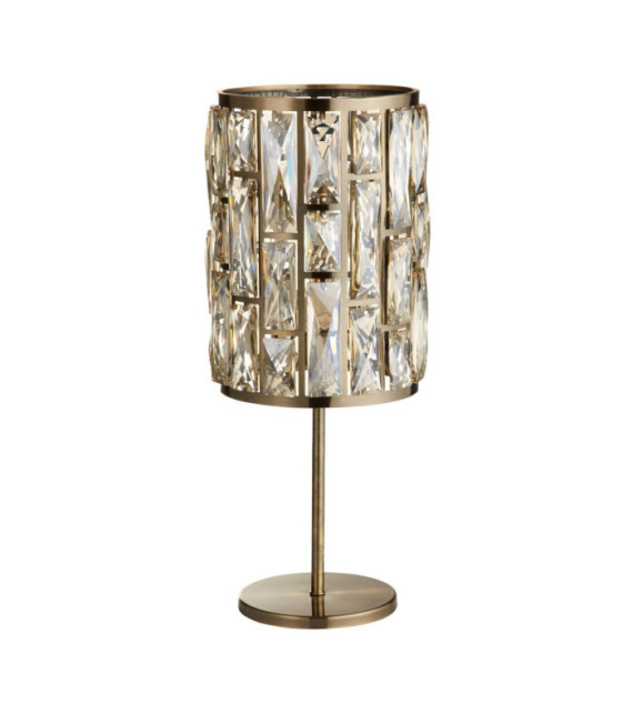 Lampe de table Bijou Acier doux,verre Laiton Antique