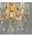 Applique murale classique MARIA LOUISE Or 24 Carats 2 ampoules