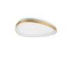 Gemini LED ceiling light Metal, Plastic Brass