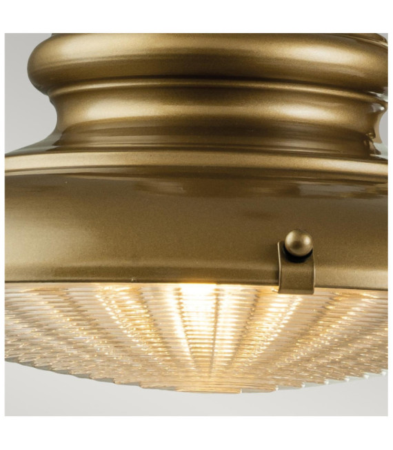 Redding aplique exterior Vidrio, Aluminio Bronce envejecido pintado