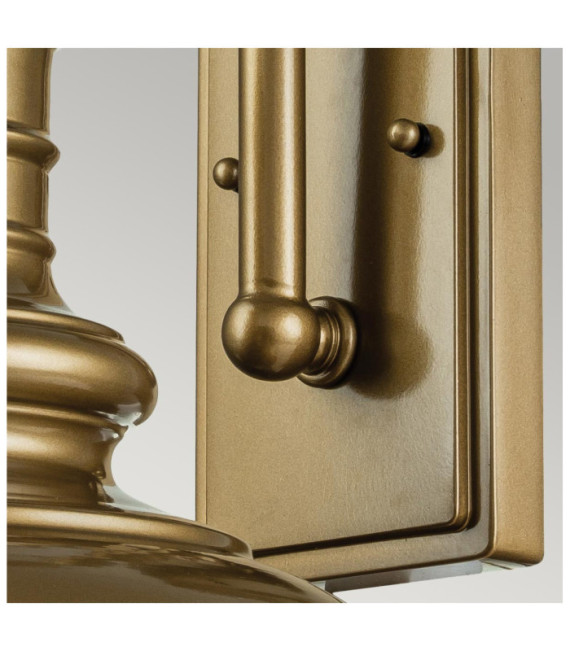 Redding aplique exterior Vidrio, Aluminio Bronce envejecido pintado