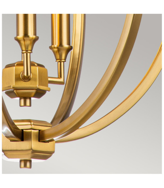 Feiss Suspension Steel Burnished Brass