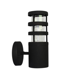 Applique murale extérieur Hornbaek Noir, acier inoxydable 304