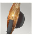 Hinkley Wall Light Steel, Aluminum, Resin Carbon Black with Luxury Gold