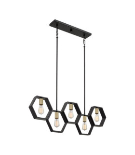 Quoizel Pendant Steel Black Earth