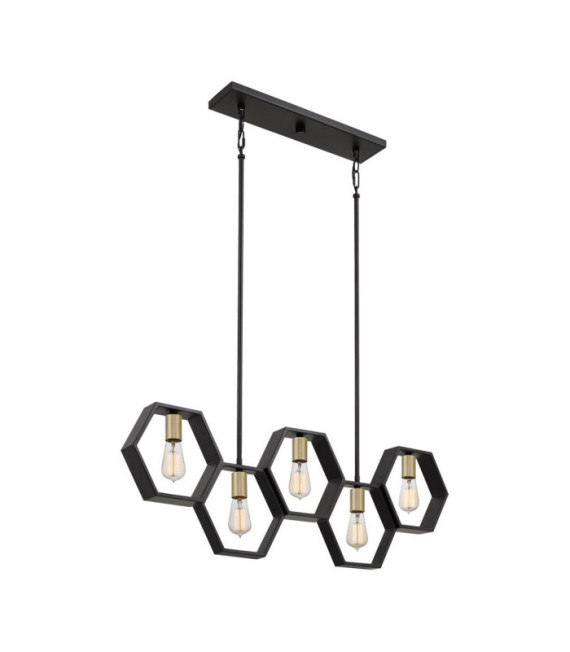 Quoizel Pendant Steel Black Earth