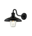 Kichler outdoor wall light Glass, aluminum, steel, weather-resistant composite Textured black