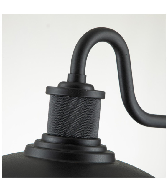 Kichler outdoor wall light Glass, aluminum, steel, weather-resistant composite Textured black