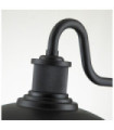 Kichler outdoor wall light Glass, aluminum, steel, weather-resistant composite Textured black