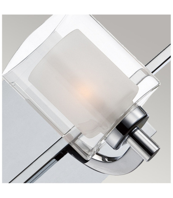 Quoizel ceiling light Steel, opal, transparent glass Polished chrome