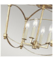 Plafonnier Feiss Acier Or antique