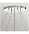 Suspension Kichler Cristal,Acier Chrome poli