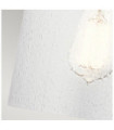 Kichler wall light Steel, transparent grained glass Natural brass