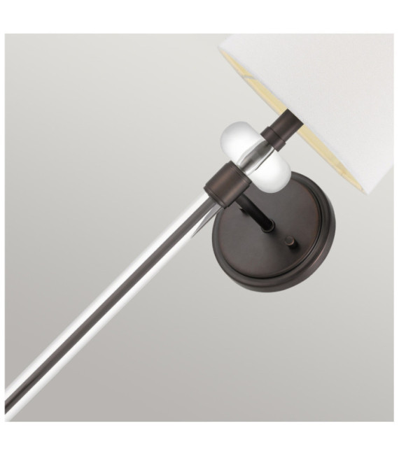 Applique murale Quoizel Acier,Tissu Port Bronze