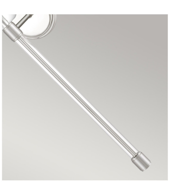 Applique murale Quoizel Acier,Tissu Nickel poli