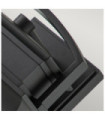 Applique murale extérieur Quoizel Aluminium,cuivre,acier,verre biseauté transparent Graphite avec réflecteur en étain