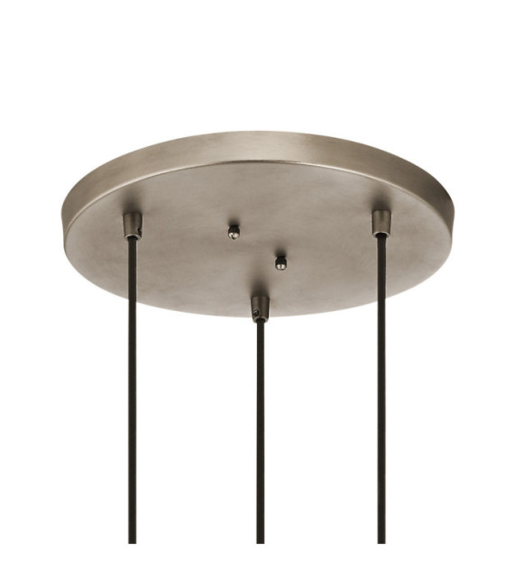 Kichler Pendant Lamp Glass,Steel Antique Pewter