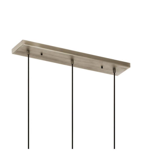 Kichler Pendant Lamp Glass,Steel Antique Pewter