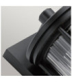 Kichler exterior wall light Transparent glass, aluminum, steel Black