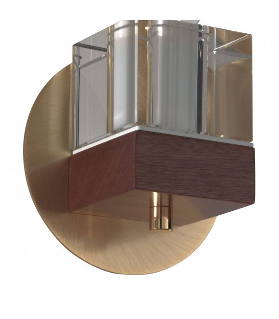 Aplique de diseño RIVIERA Mahagoni 1 bombilla
