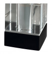 Lampe de table design RIVIERA Noir 1 ampoule