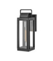 Applique murale extérieur Hinkley Verre Transparent,aluminium Noir