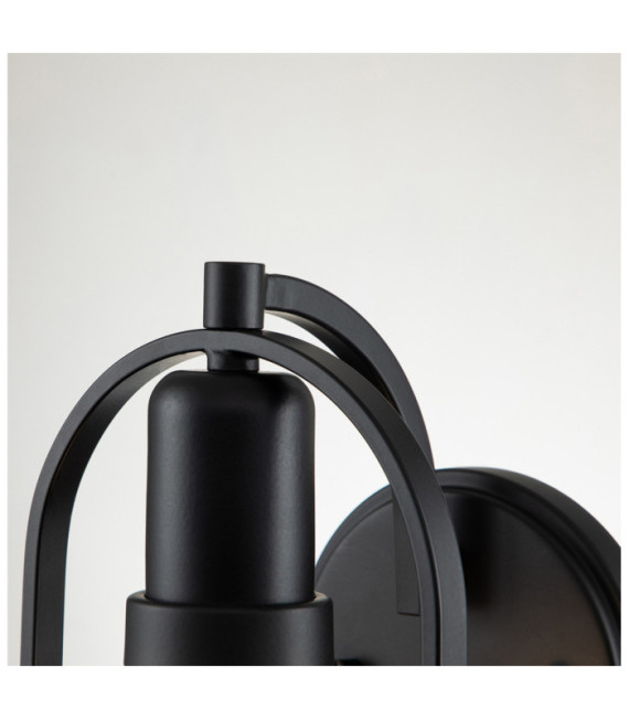 Hinkley Wall Light Steel Black
