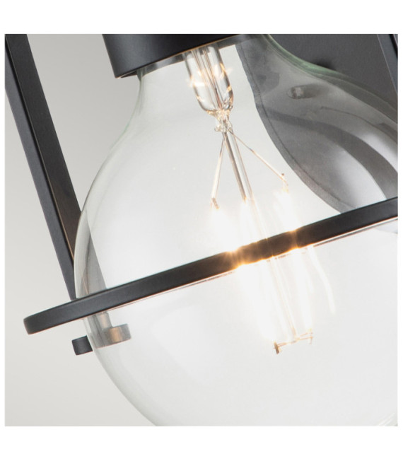 Hinkley Wall Light Steel Black