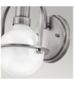 Hinkley wall light Brushed nickel steel