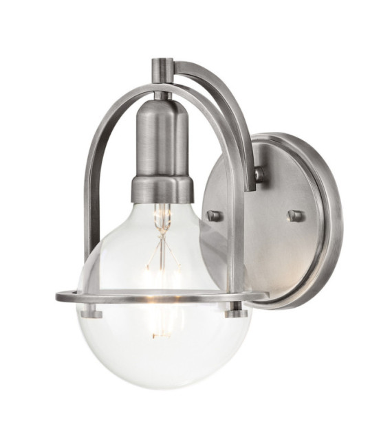 Hinkley wall light Brushed nickel steel