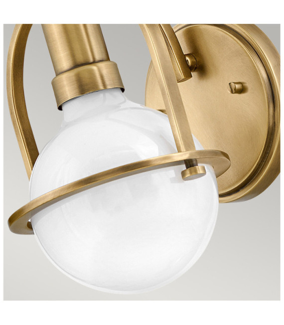 Lampada da parete Hinkley in acciaio e ottone Heritage
