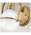 Hinkley Wall Light Steel Brass Heritage