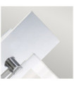 Applique murale Quoizel Acier,opale,verre transparent Chrome poli