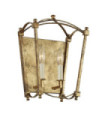 Applique murale Feiss Acier Or antique