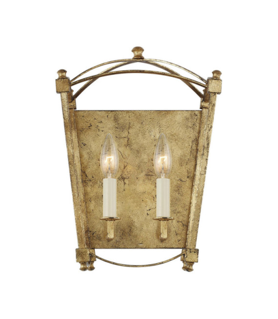 Applique murale Feiss Acier Or antique