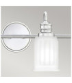 Quoizel wall light Glass, Polished chrome steel