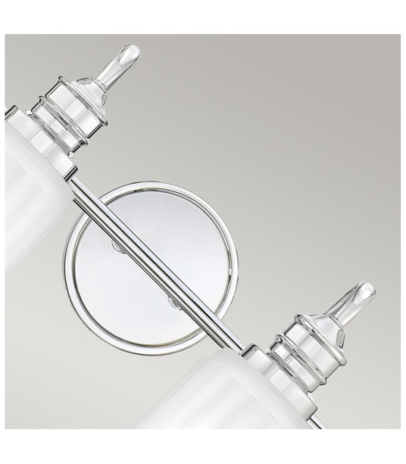 Quoizel wall light Glass, Polished chrome steel