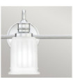 Quoizel wall light Glass, Polished chrome steel