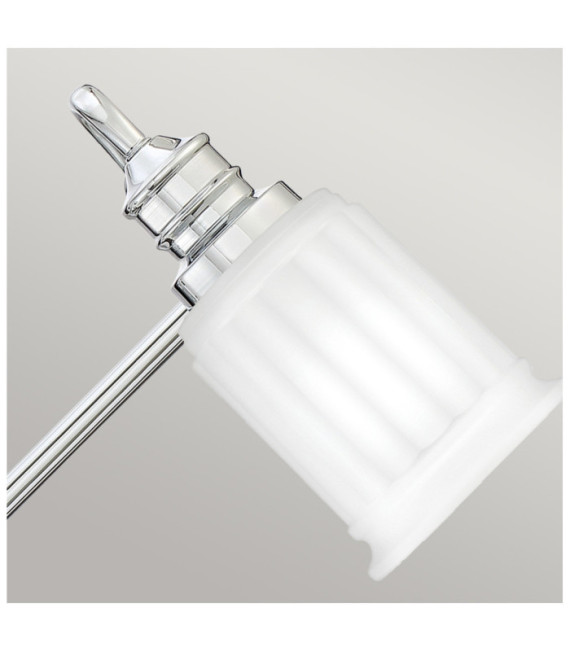 Lampada da parete Quoizel Vetro, Acciaio cromato lucido
