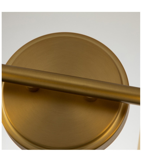 Quoizel wall light Glass, Steel Brushed brass