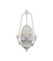 Applique murale Quoizel Acier Blanc vieilli